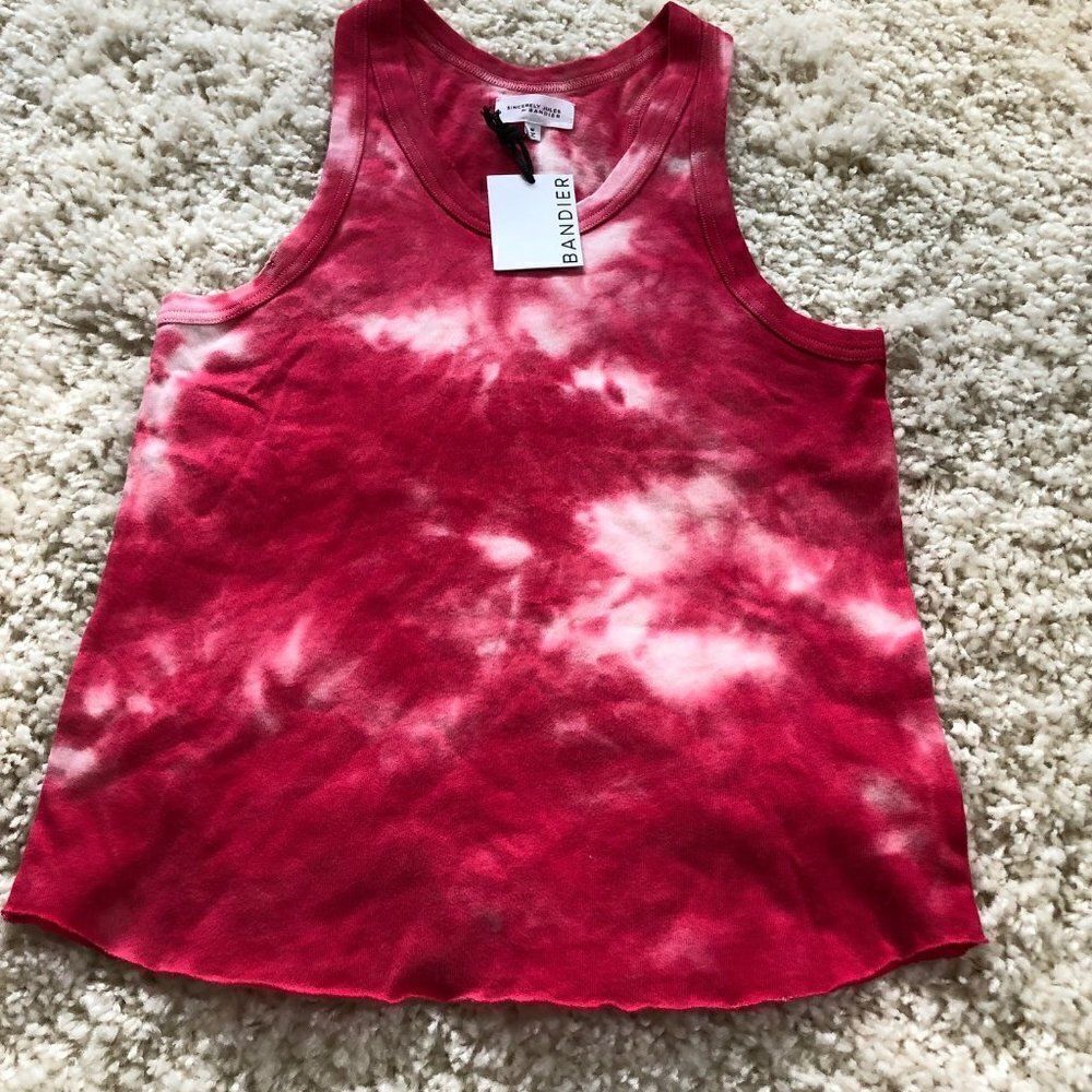 NWT Bandier x Sincerely Jules The Willow Scoop Neck Tank